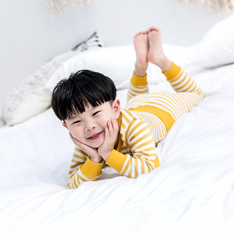 Boys' and Girls' Striped Home Suits Boys' and Girls' Striped Home Suits